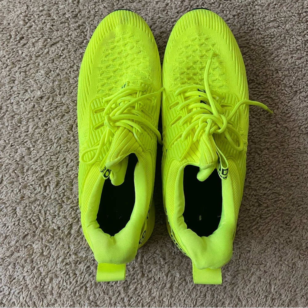 Bright Yellow Athletic Sneakers
